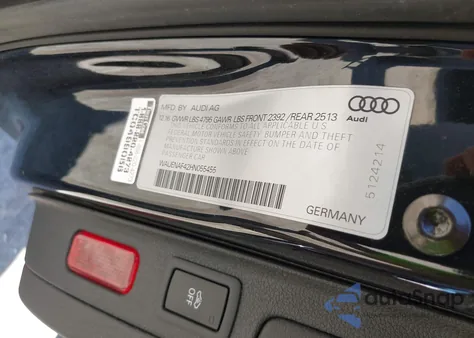 2017 Audi A4 2.0T Premium z USA, uszkodzony, nr VIN WAUENAF42HN055455